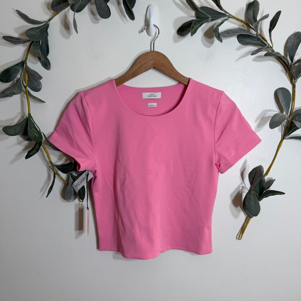 NWT Babaton Pink Contour Tee